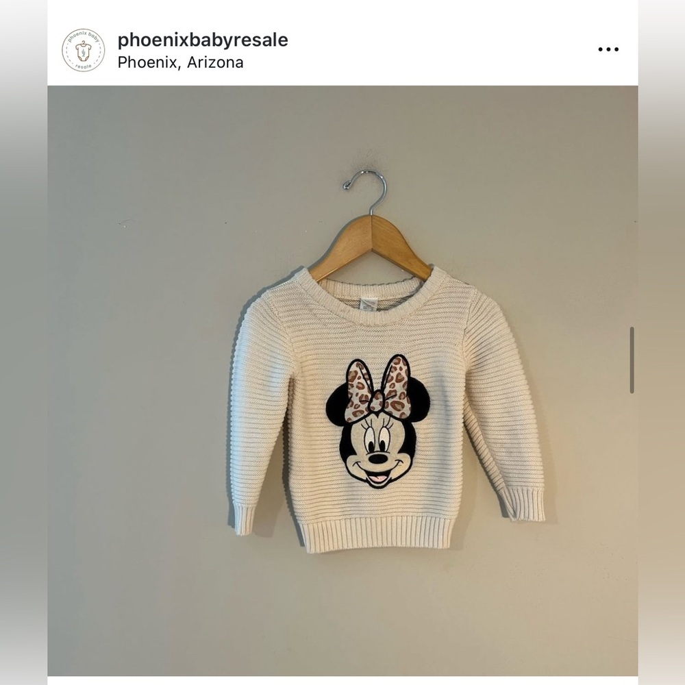 Disney Baby Minnie‎ Mouse Sweater 24 months